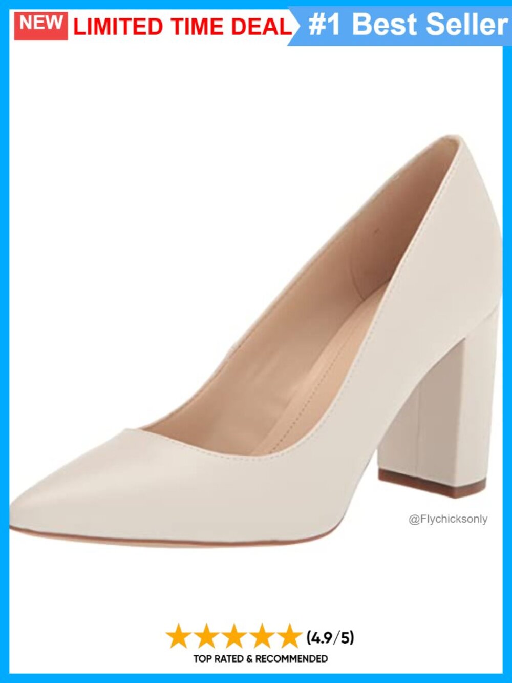 Marc Fisher Viviene Block Heel Pointed Toe Slip-On Dress Pumps